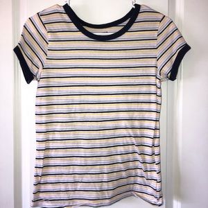 Arizona Striped Cuffed Tee